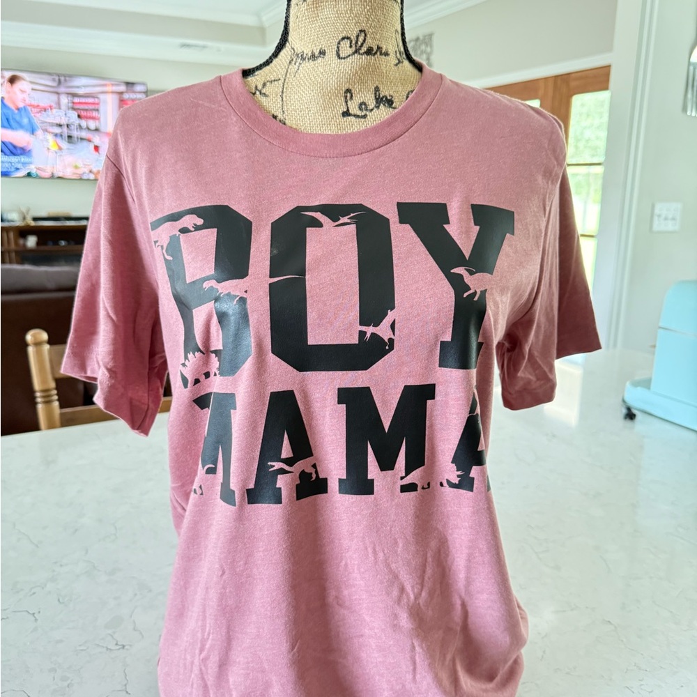 Bella Canvas Boy Mama Mauve T-Shirt